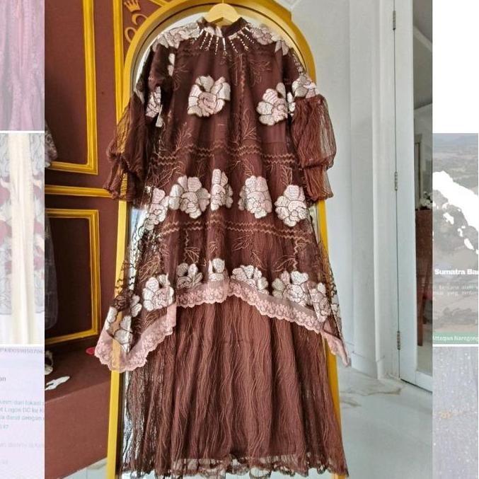 amara dress Casual Wanita Pesta Baju Panjang burkat mewah gamis malay baju melayu