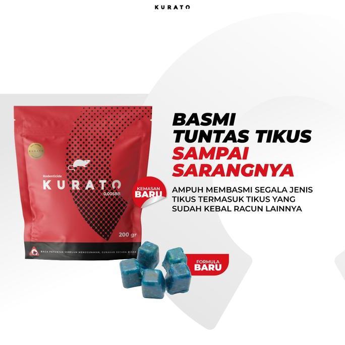KURATO Racun Tikus Paling Ampuh Penumpas Hama Pembasmi Tikus Ori 200g