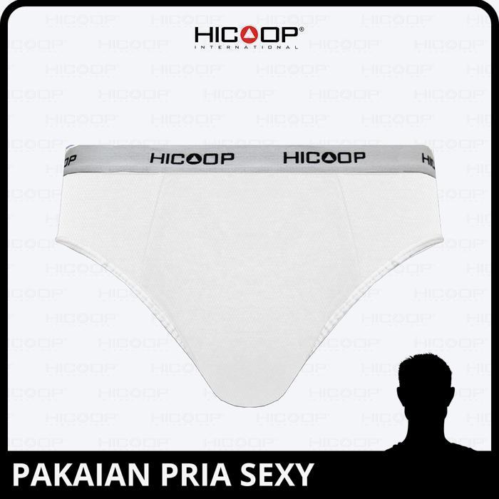 HICOOP - UNDERWEAR BRIEF - CELANA DALAM PRIA - HITAM/ABU/PUTIH - ISI 3 PCS - HBKL-SC302 TERMURAH