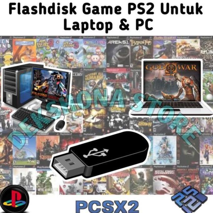 Flashdisk Isi Game PS2 Untuk PC atau Laptop
