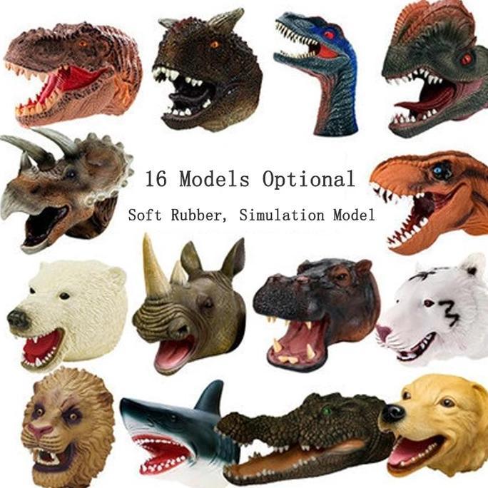 Mainan Sarung Tangan Dinosaurus shark Hand Puppet Boneka Tangan Hiu