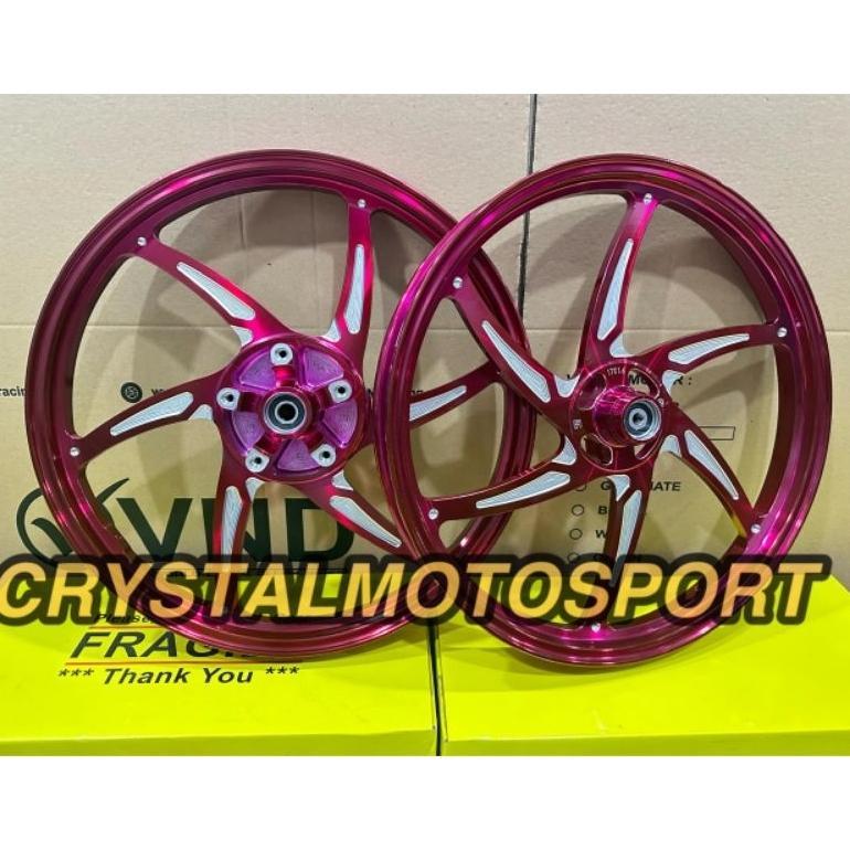 velg racing vnd six star mx king 160x17 & 160x17 pelak six star palang 6 mx king 150 velg original v