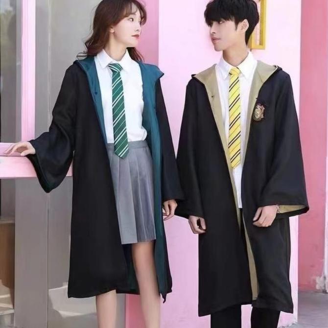 Harry Potter Kostum Harry Potter Jubah Penyihir Cosplay Halloween Anak Remaja Dewasa Cewek Cowok  Co
