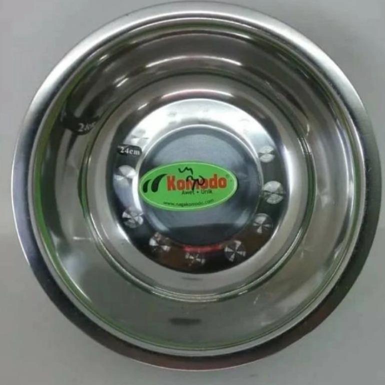 Baskom Komodo Stainless Steel 70cm Baskom Jumbo 70 cm Ember Stainless baskom