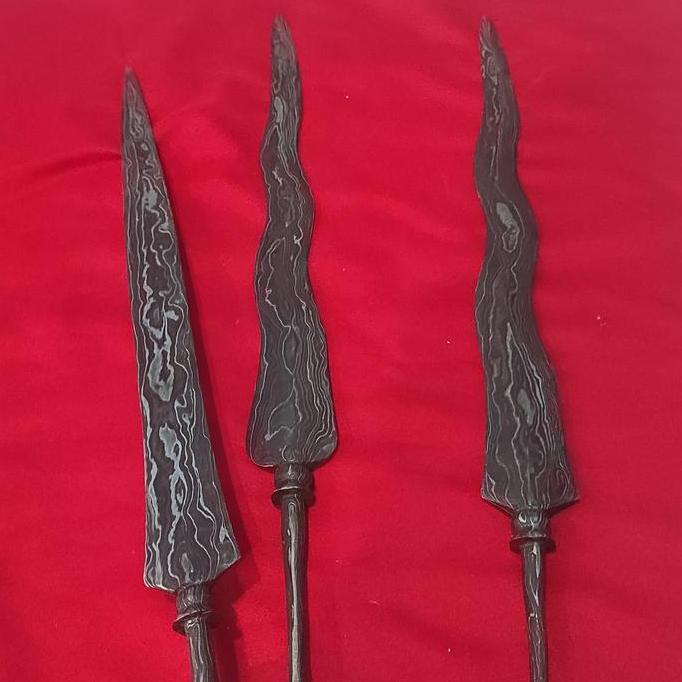 Bilah Tombak Keris Asli Tempa