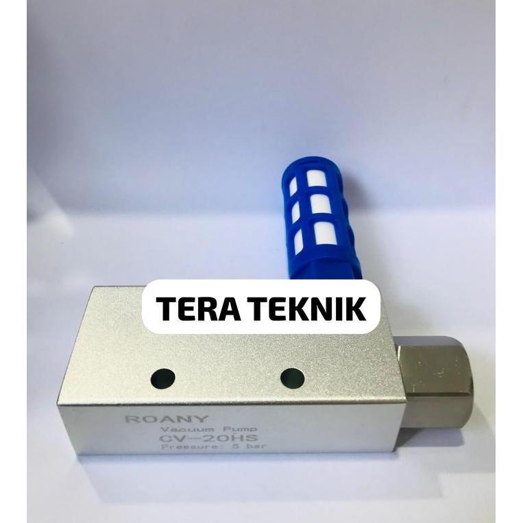 Vacum Valve Pneumatic Cv-10Hs Cv-20Hs Cv-25Hs Vacuum 3 Lobang Ready Kualitas Terbaik Harga Termurah