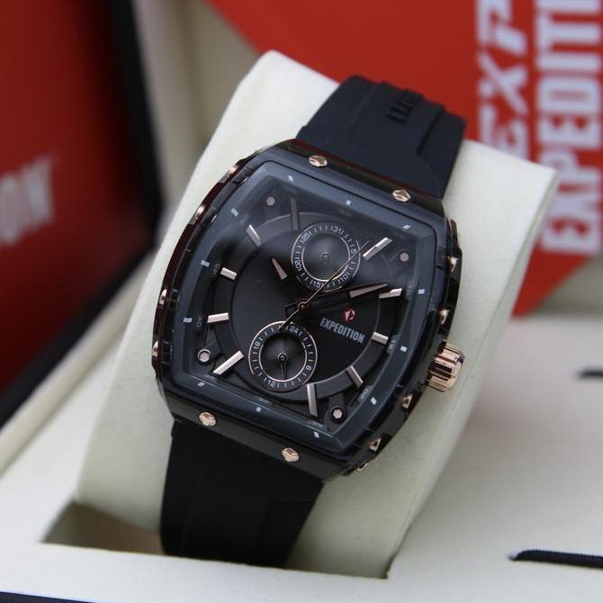 JAM TANGAN WANITA EXPEDITION E 6814 / E6814 RUBBER ORINAL
