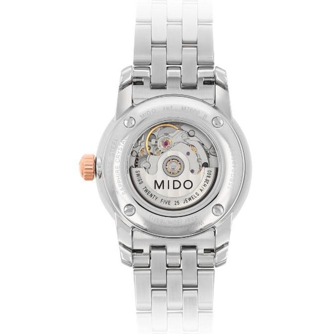Jam Tangan Mido M7600.9.69.1 Baroncelli II Automatic MOP, 12 Diamonds
