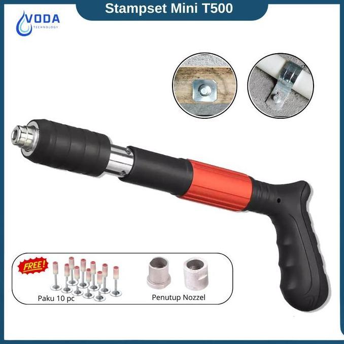 MINI STAMSET NAIL T500 PAKU BETON 7,3MM TEMBAK MINI RAMSET BOSET BAJA ORIGINAL DAN TERPERCAYA