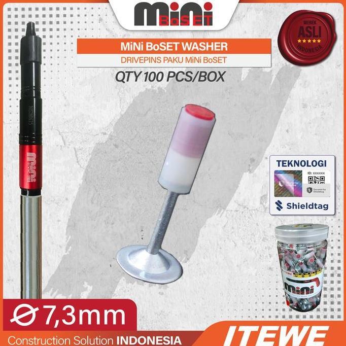 PAKU MINI BOSET WASHER (MINI BOSET NAIL) ORIGINAL DAN TERPERCAYA