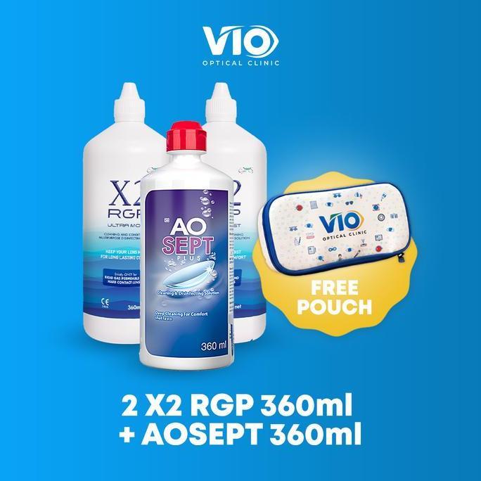 [BUNDLING] X2 RGP 360 ML - AOSEPT SOLUTION 360 ML