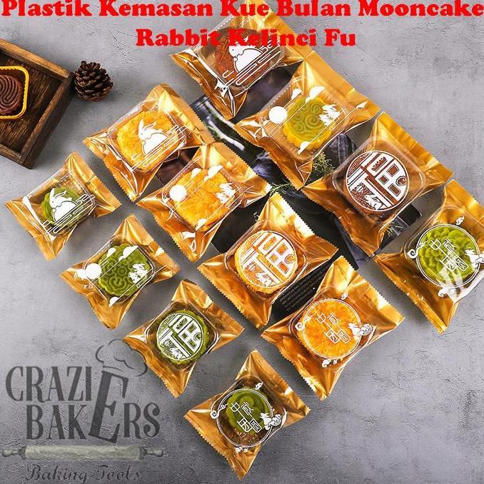 PLASTIK KEMASAN KUE BULAN MOONCAKE RABBIT KELINCI FU