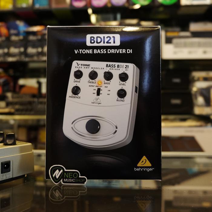 Behringer Bdi21 Bass Preamp Stompbox With Di Recording Out Original Dan Terpercaya