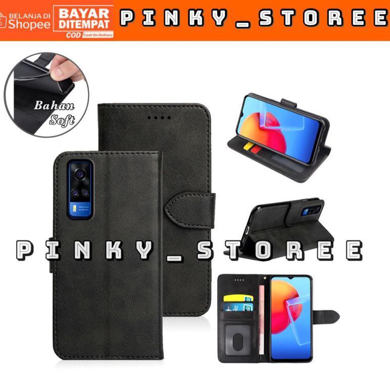 CUCI GUDANG LEATHER FLIP CASE SAMSUNG A10S A20S A30S A50S A01 A01CORE A02 A02S A21S A10 A20 A30 A50 