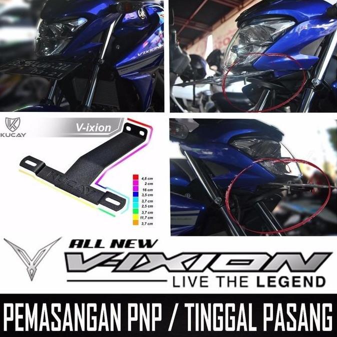 Dudukan Plat Nomor Yamaha Vixion R 2017