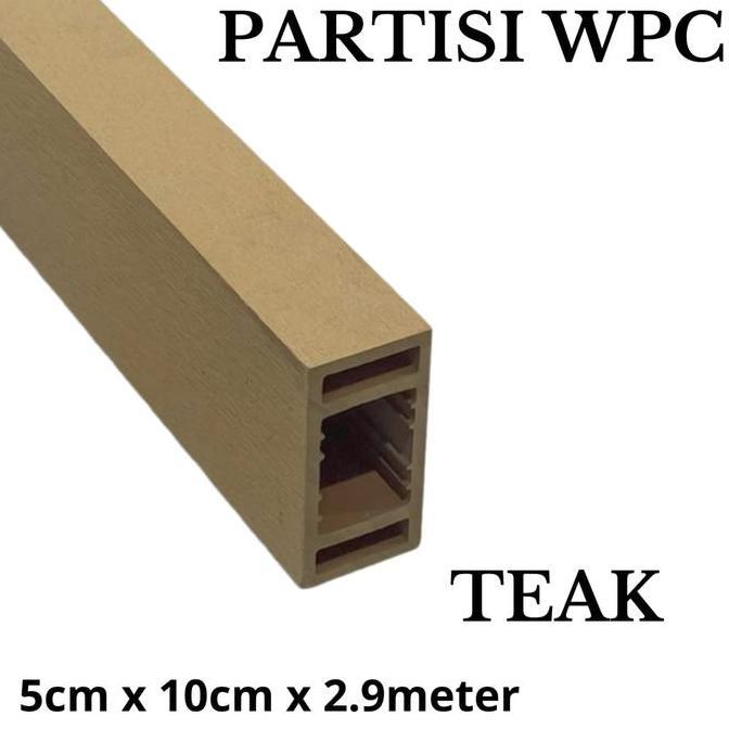 Promo WPC Outdoor Hollow Partisi 5CM x 10CM x 2.9METER/ Partisi WPC/ Hollow WPC Diskon