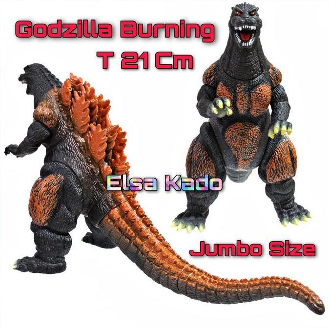 Mainan Godzilla Burning Jumbo Size Monster Ultraman Action Figure