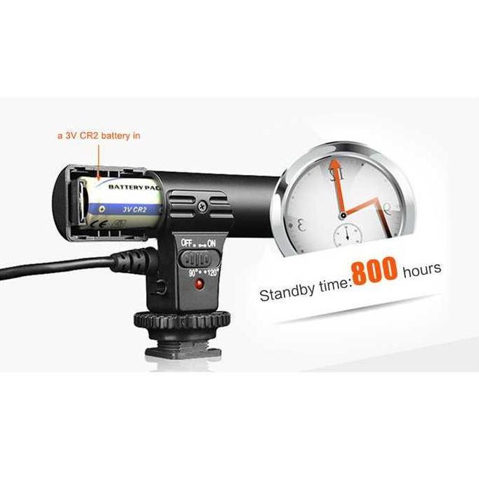 Rajawali Microphone Mic-01 For Canon, Nikon Dslr, Sony Handycam