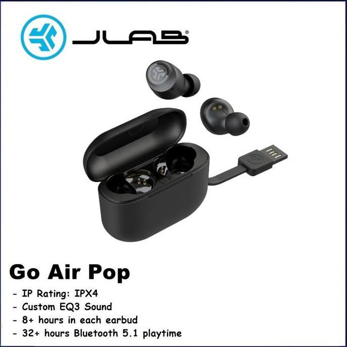 Promo JLab Go Air Pop True Wireles Earbuds TWS Headset Earphone GoAir Diskon