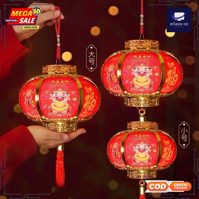 Lampu Lampion Lentera Musik Imlek / Lampu Lampion Gantung imlek premium quality / Lentera Lampion Ke