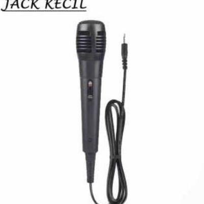 BESTPROMO PROMO TERBARU Mic Microphone Kabel Universal Mik Mikrofon Colokan Kecil Aux & Besar