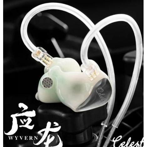 Terpercayamutu- Kinera Celest Wyvern Black / Wyvern White 10Mm Lcp Dynamic Driver Iem Earphone Kiner