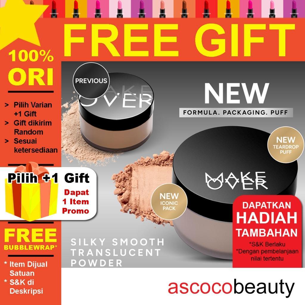 Make Over Silky Smooth Translucent Powder Bedak Tabur Loose Transparan 35G Makeover *Ascocobeauty*