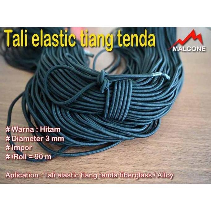 Terjangkau Tali Karet Frame Tenda Dome 3 Mm