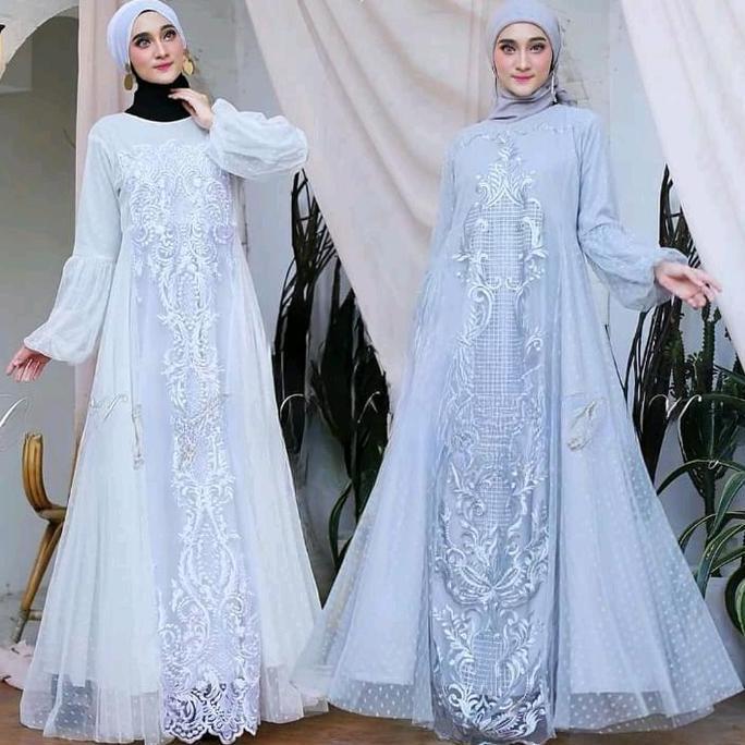 NAURA DRESS BRUKAT PREMIUM