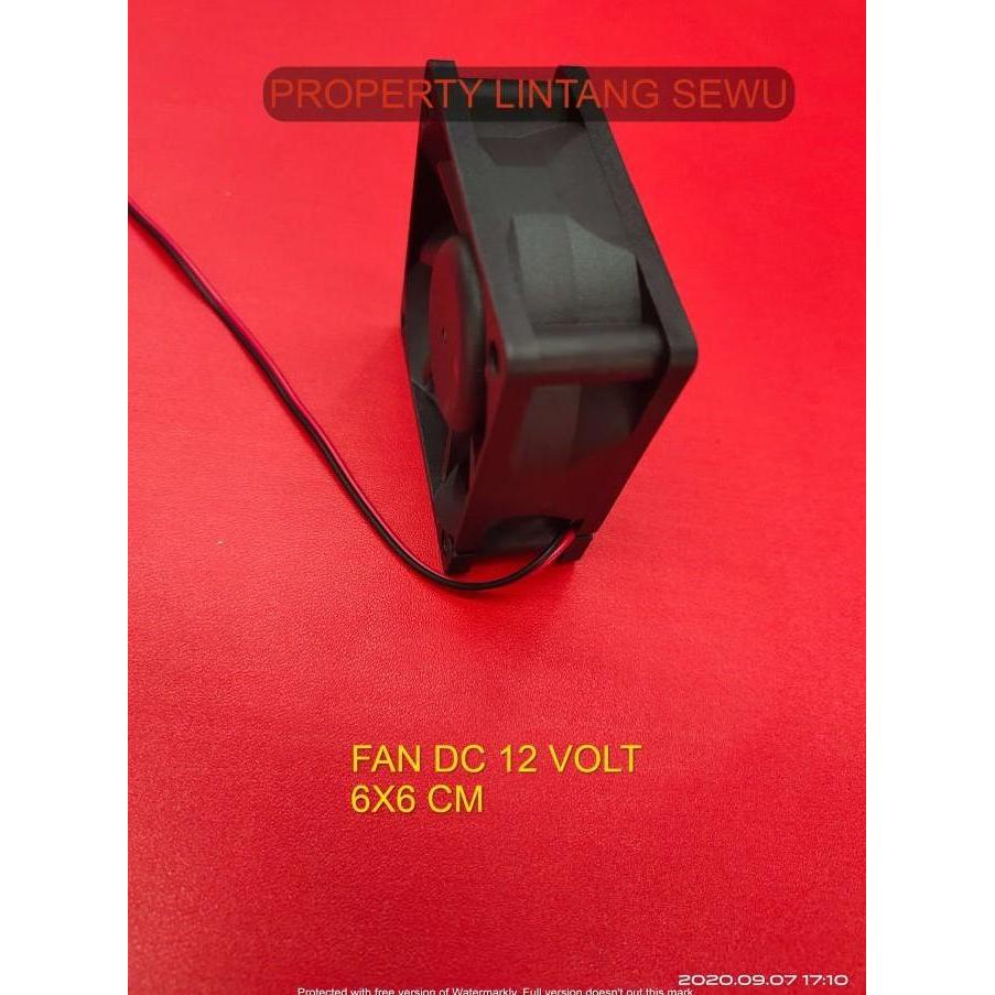 New- FAN KIPAS DC 12V 6X6CM fan kipas dc 12 v 6 x 6 cm