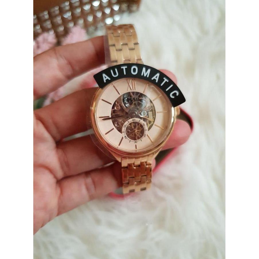 Fossil watch Automatic Rosegold