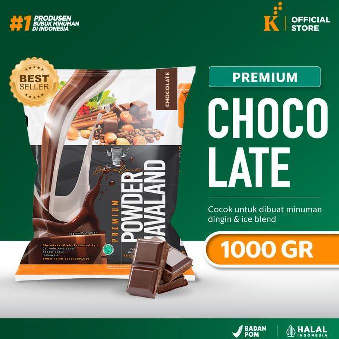 BAYUGETROAS - JAVALAND GRANDE CHOCOLATE 1KG BUBUK MINUMAN COKLAT PREMIUM SUSU UNTUK USAHA
