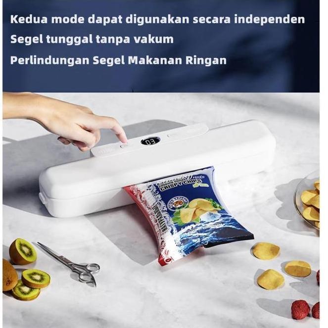 UPUPIN Alat Vacuum Sealer Makanan - Fresh Food Packing Alat Vacum Makanan Frozen Mesin Vacum Makanan