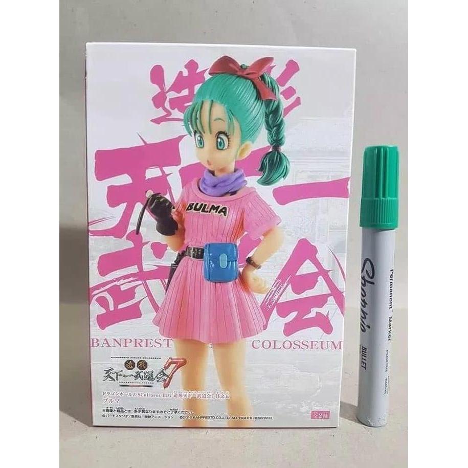 Action figure dragon ball bulma pink chichi android majin boo frieza