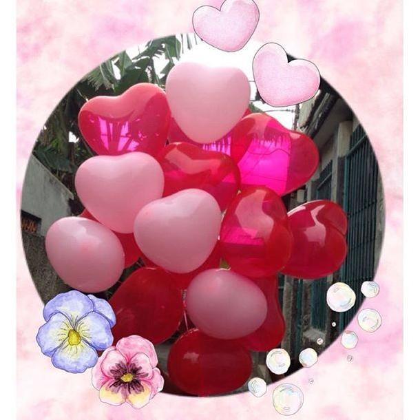 New- balon karet hati / balon love / balon hati