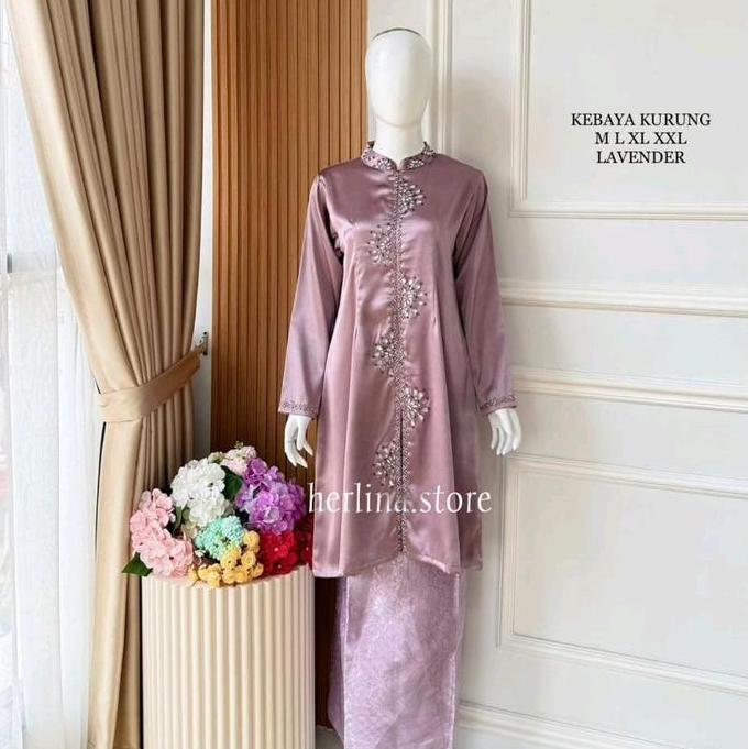 Atasan baju kurung Alena free hijab / Baju kurung siti nurbaya / Baju kurung / kebaya tunik payet / 