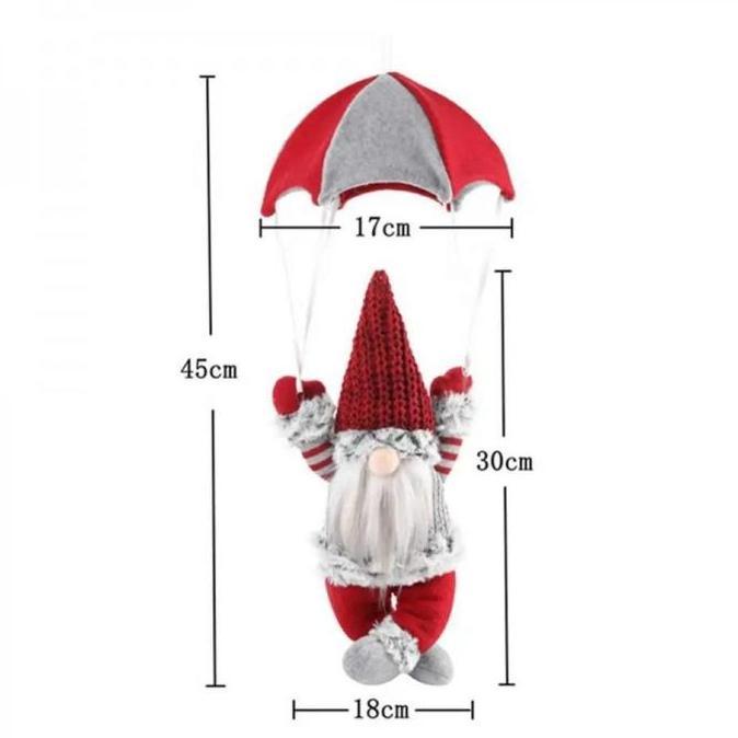 Boneka Natal Gnome Payung By Platefulnco