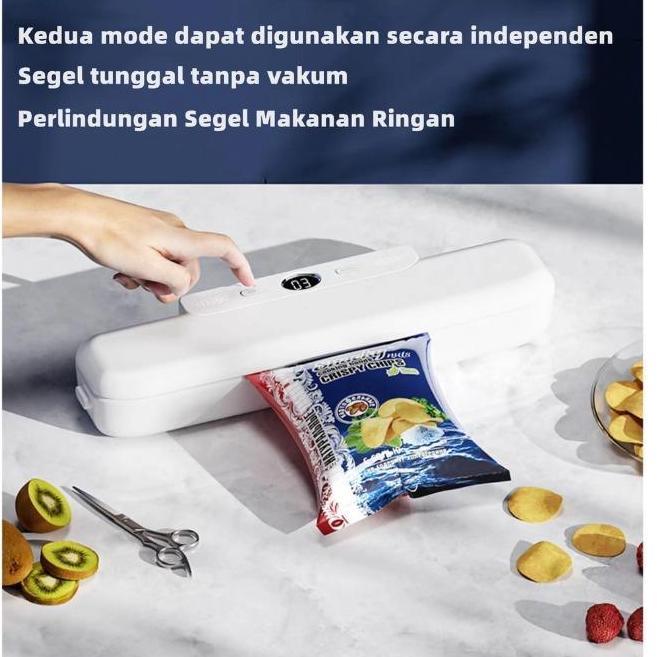 UPUPIN Alat Vacuum Sealer Makanan - Fresh Food Packing Alat Vacum Makanan Frozen Mesin Vacum Makanan