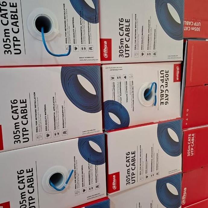 Kabel Utp Cat6/Dahua Kabel Utp/Cable Utp Dahua Cat6 305M Original