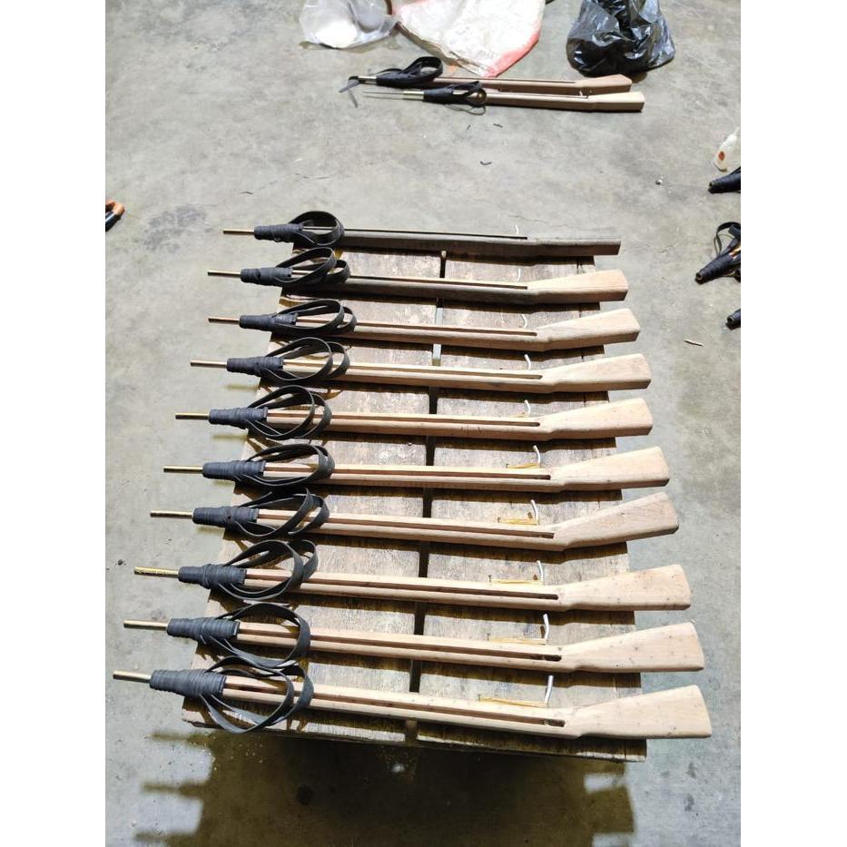 Stick Joran Kayu Ikan Sungai Tradisional,  Sistem Stop, Bukan Lepas Alat Pancing Sungai Dan Danau, B