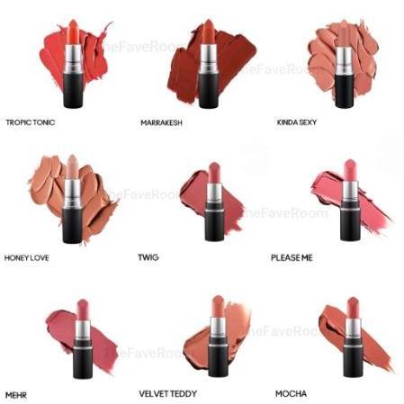 New- ((Full Size 3gr)) MAC Lipstick Matte / MAC Lipstick Satin / MAC Lipstick Amplified