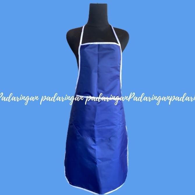 New- Celemek masak polos  celemek anti air  celemek dapur celemek parasut celmek apron masak Kain de
