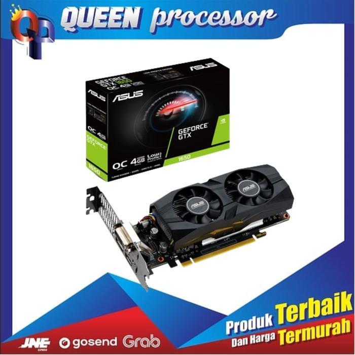 Vga Asus Geforce Gtx 1650 Oc Edition 4Gb Gddr5 Low Profile Original Dan Terpercaya