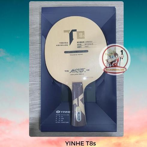 Yinhe T8S - Blade Kayu Pingpong Carbon Kev Bet Tenis Meja T8-S T-8S