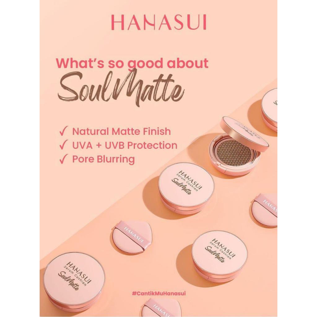 Hanasui Serum Cushion / Hanasui Cushion Soulmatte / Bb Cushion Hanasui