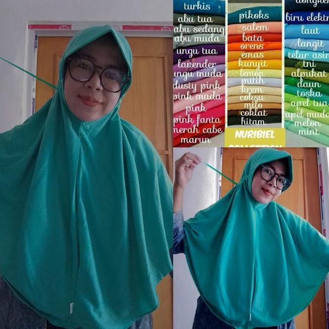 New- Jilbab robbani anak sekolah Paud TK SMP SMA Dewasa hijau muda tua army