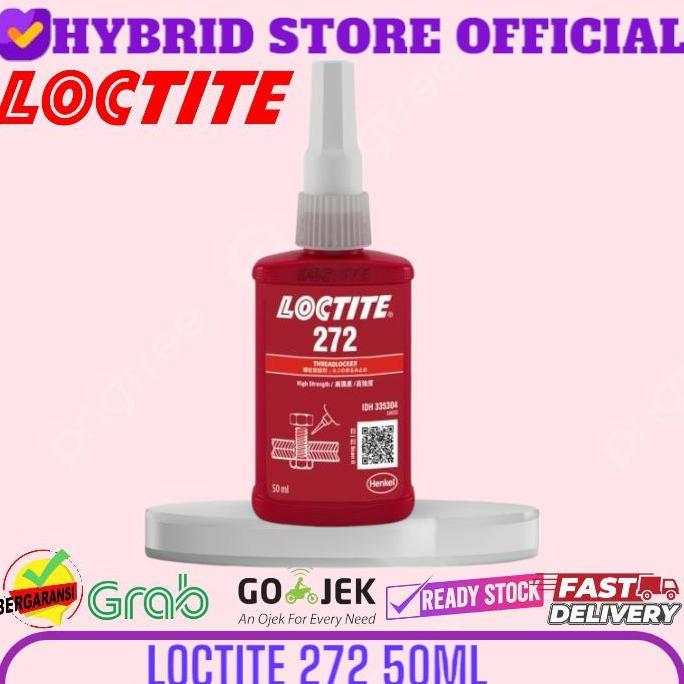 Promo LEM MATRIAL LOCTITE 272 50ML THREADLOCKER - LOCTITE 272 50 ML Diskon