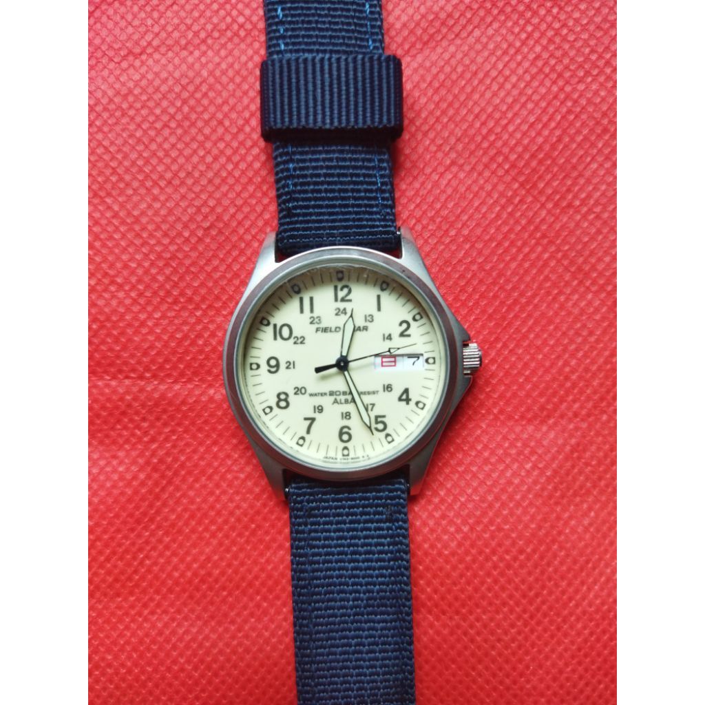 Jam Tangan Alba Field Gear Quartz Glow In The Dark
