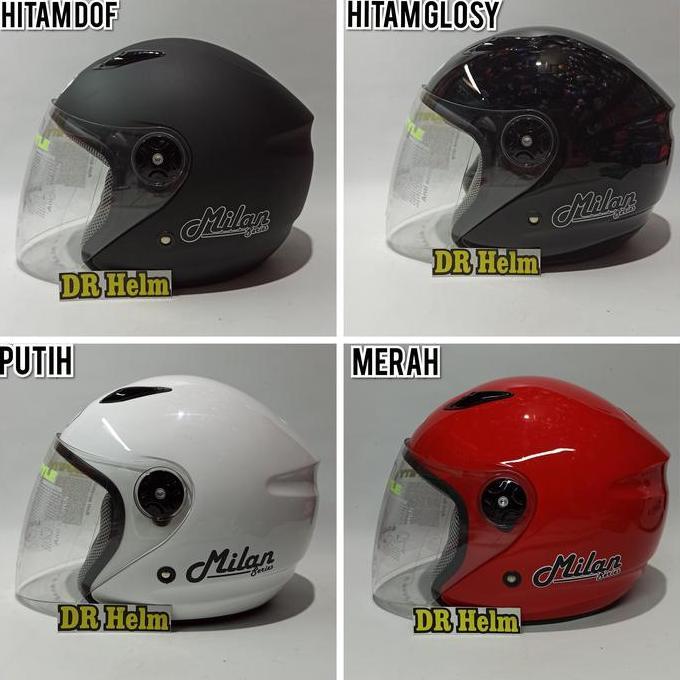 HELM BMC MILAN SOLID POLOS KODE 349