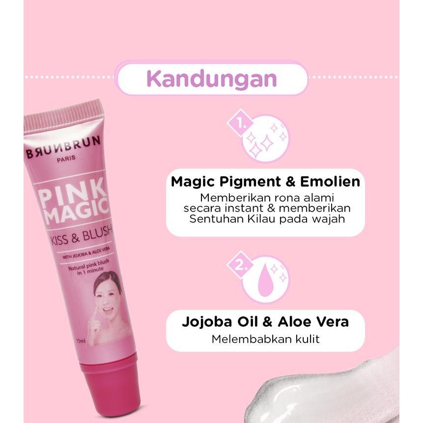 ReadyDonk- BRUNBRUN PARIS PINK MAGIC KISS & BLUSH 15ML